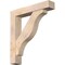 Ekena Millwork Funston Block Smooth Bracket w/ Offset Brace, Douglas Fir, 7 1/2"W x 40"D x 44"H BKT0806X40X44FST05SDF - alternate 1